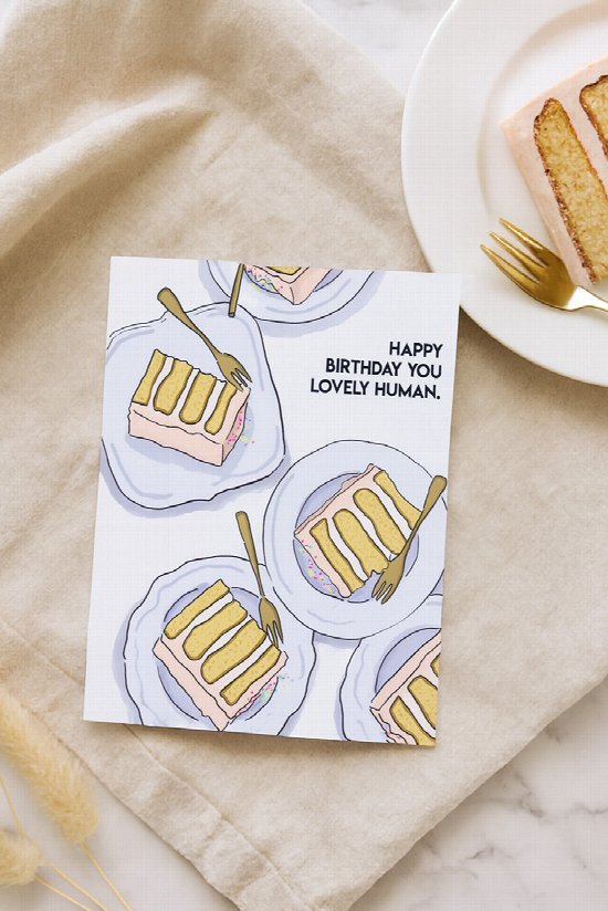 Lovely Human Birthday Card